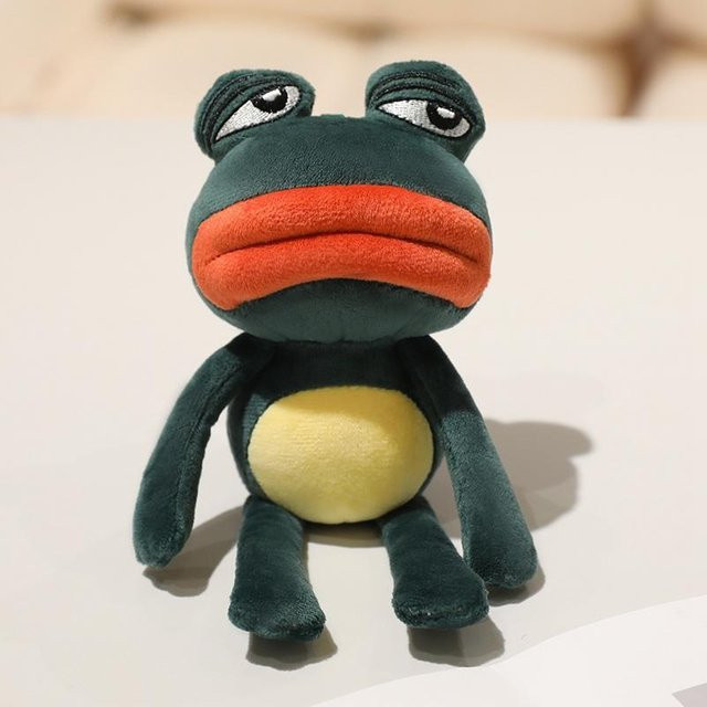 Yiran Health & Beauty Hässlicher Frosch Plüschtier, 18cm, ab 14 Jahren - Bild 1