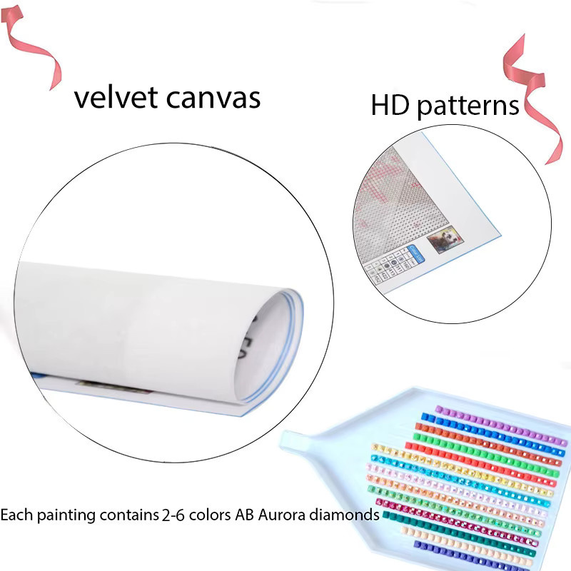 AB Diamant Stickerei Set Kai Ping Mei Park Motiv in Multicolour als 5D DIY Diamant Malerei - Bild 1
