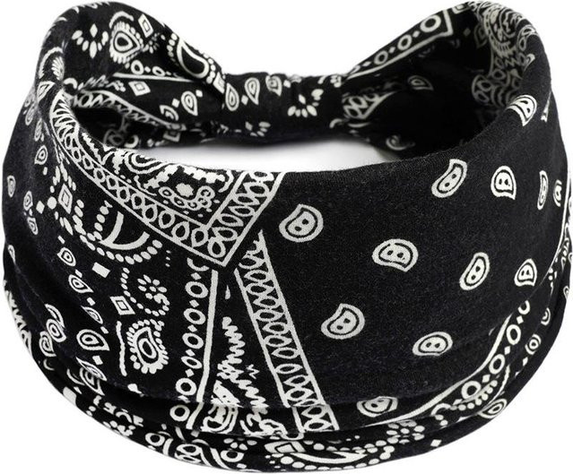 KaiTingu Stirnband, Baumwolle, Blumendruck, Damen - Bild 1