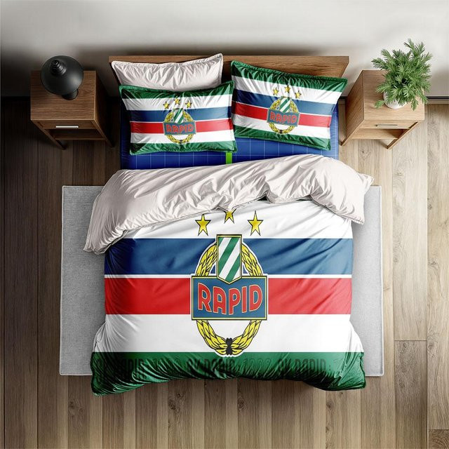 Flylo Bettwäsche-Set aus Mikrofaser mit Streifenmuster in Multicolour, bestehend aus Bettbezug und Kopfkissen, B/H: 135 x 200 cm - Bild 1