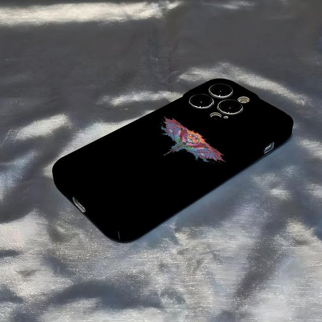 M-MARCELO B-BURLON Glänzende Bumper Handyhülle für iPhone 13 in Schwarz - Bild 1