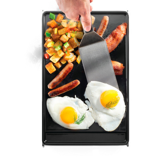 Napoleon Gusseisen Grillplatte für Sizzle Zone, porzellanemailliert, schwarz - Bild 3