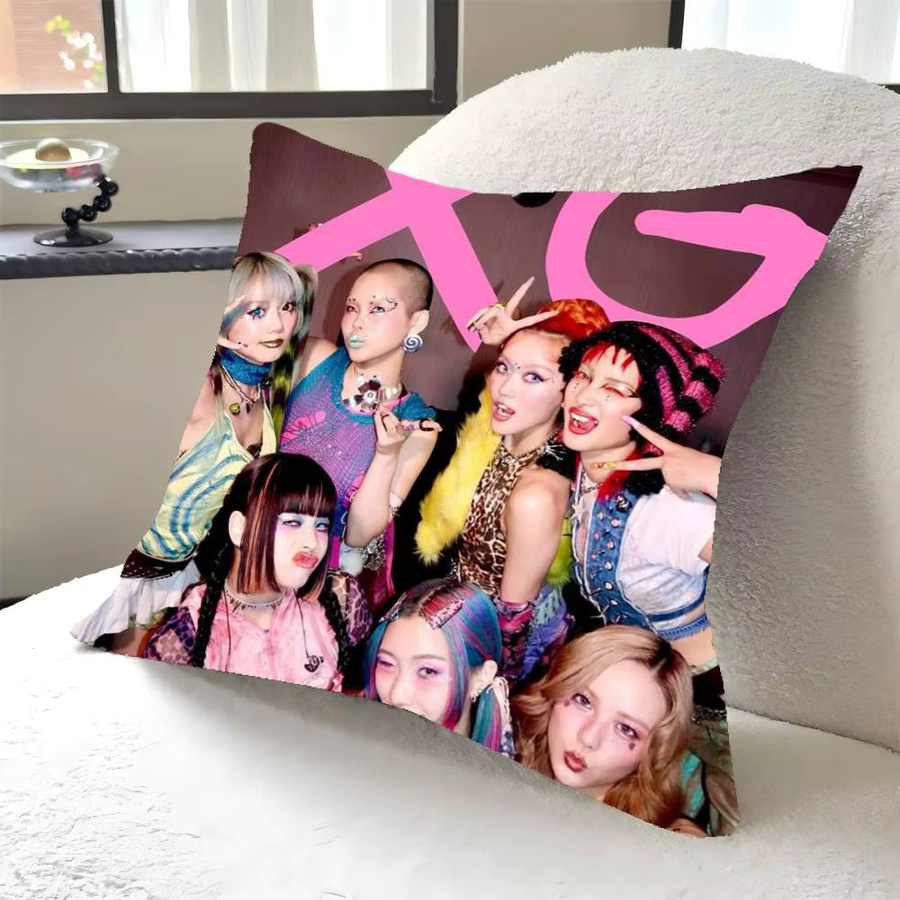 Kpop X-Xg DNA Kissenbezug Multicolor für Sofa und Schlafzimmer B/B: 40 x 40 cm - Bild 5