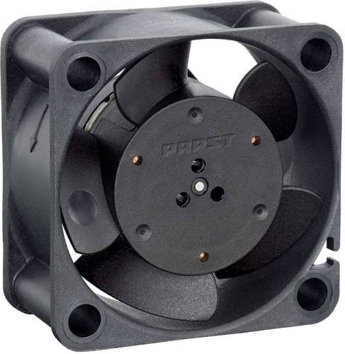 EBM Papst Axiallüfter 412/2-036 Schwarz 12 V/DC 10 m³/h B/T/H: 40 x 40 x 20 mm - Bild 1