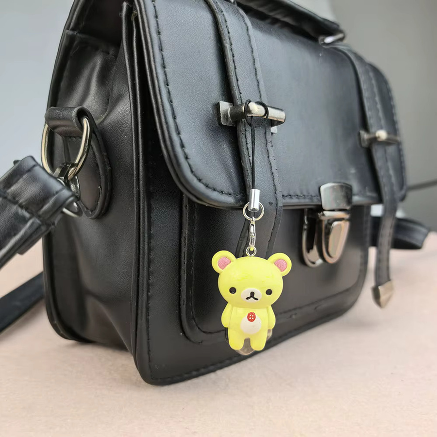 YiYuYiHua Schlüsselanhänger, Bär, Bunt, Unisex - Bild 4