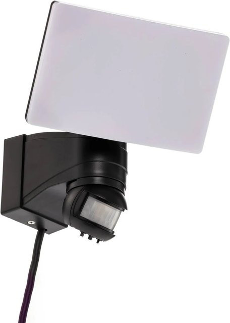 PRIOS LED Außenwandleuchte Avayah 9936022 in Schwarz mit Bewegungsmelder, modern, Aluminium und Kunststoff, IP44, H: 18,0 cm, B: 17,5 cm, T: 18,0 cm - Bild 1