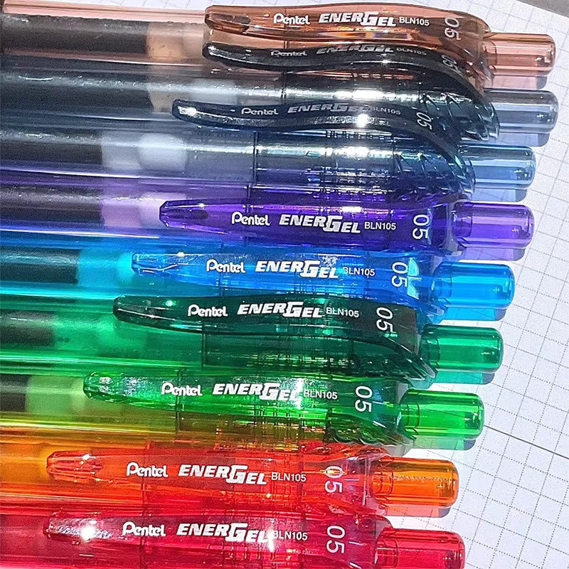 Pentel BLN-105 Gel-Stift mit Nadelspitze, Mehrfarbig, 0,5 mm - Bild 3
