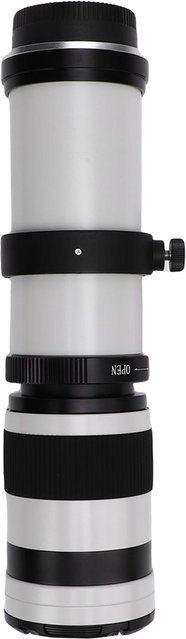 Nikon F Mount Teleobjektiv Weiß 420-800mm Zoomobjektiv mit manuellem Fokus für SLR Kameras - Bild 1