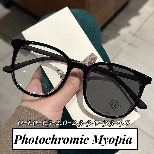 DIXSG Sonnenbrille, rund, Vollrand, Kunststoff, schwarz, Unisex - Bild 1