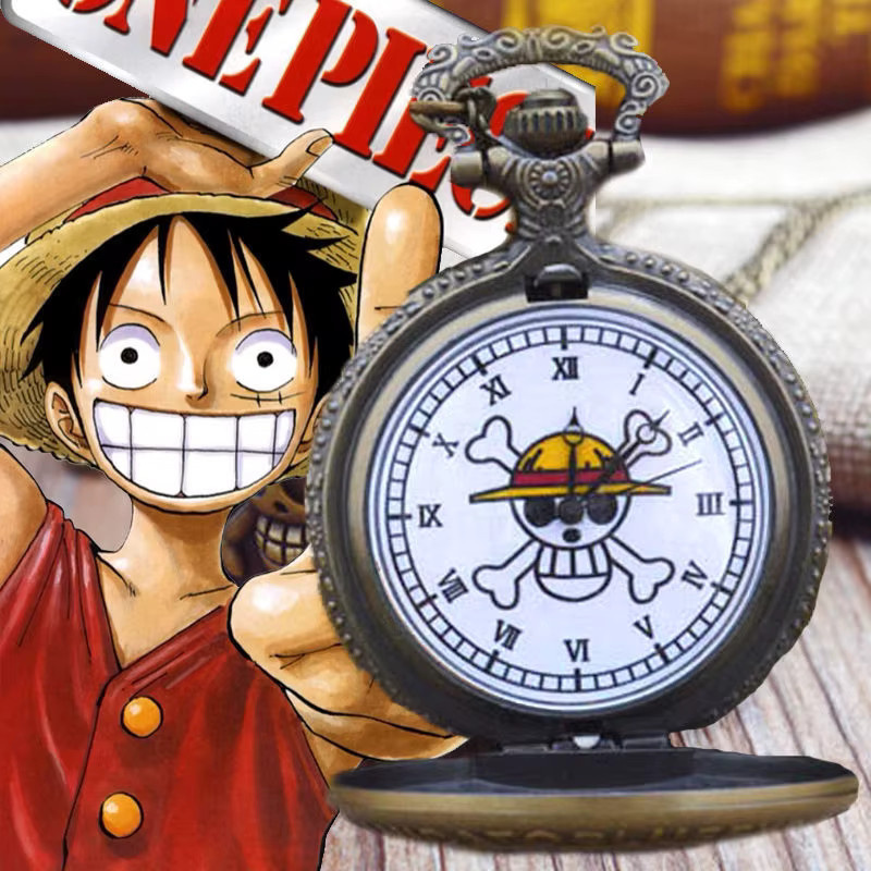 Bandai Taschenuhr, Messing, Weiß, Unisex - Bild 2