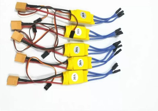 BANGSHE ESC Bürstenloser Elektrischer Regler für Modellflugzeuge, Starrflügler, Mehrachsen-Drohnen 2212 - Bild 1