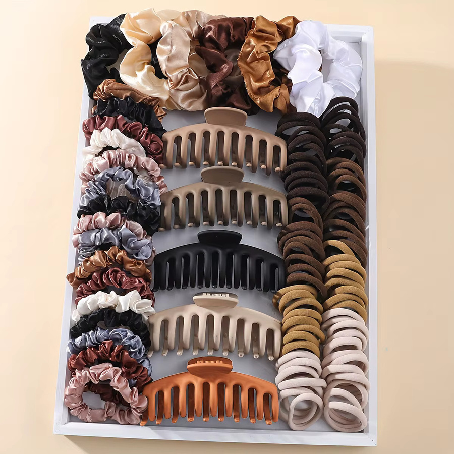 Yanrong Haarschmuck-Set für Damen, Haarspangen, Haargummis, Haarbänder - Bild 4