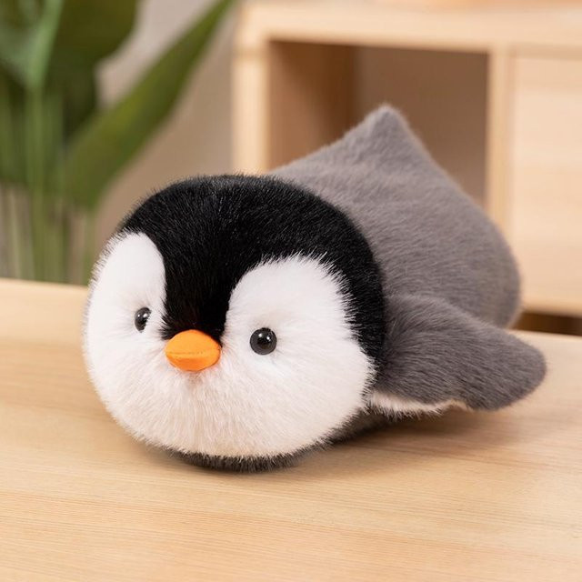 Kidsly Pinguin-Plüschtier, grau, ab 14 Jahren - Bild 1