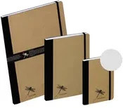 PAGNA Notizbuch Pur kariert Hardcover A6 in Beige oder Schwarz - Bild 1