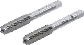 BGS Gewindebohrer Set Vor- und Fertigschneider M9 x 1,0 mm, 2-teilig, silber - Bild 1