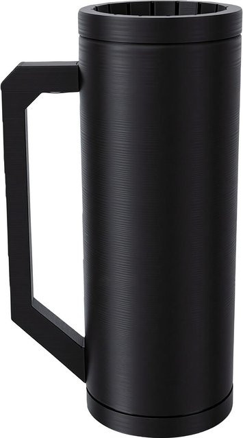 Fishine Doppel-Getränkehalter aus Kunststoff in Schwarz für Dosen, Schlüssel und Taschenlampe - Bild 1