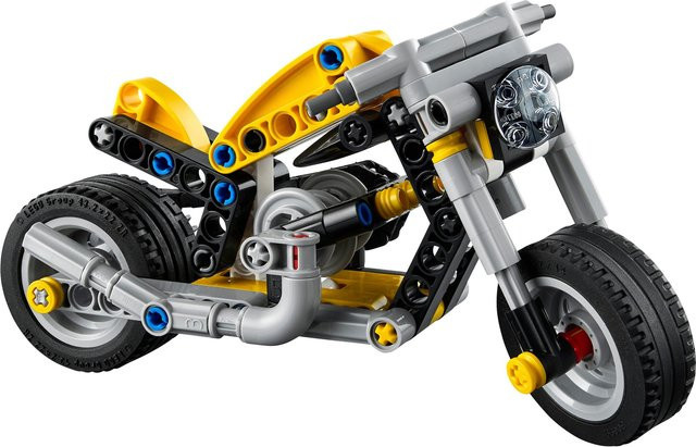 LEGO Technic Gelbes Motorrad ab 7 Jahren - Bild 3