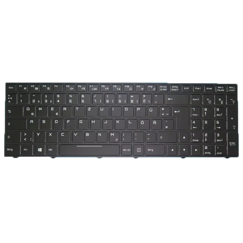 RGB-Hintergrundbeleuchtete N850 Tastatur in Schwarz - Bild 2