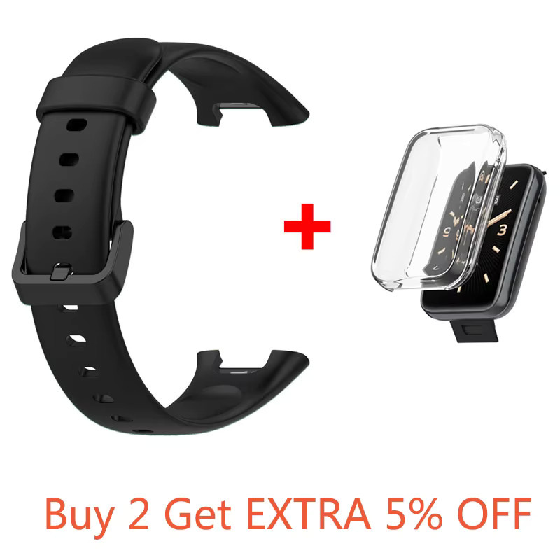 Xiaomi Uhrenarmband Silikon, Schwarz, Unisex - Bild 2