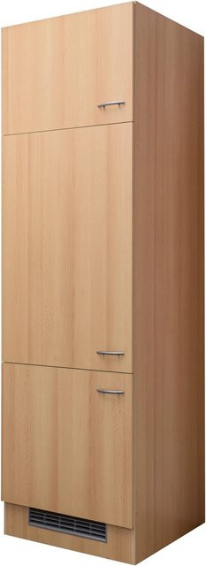 Flex-Well Classic Küchen-Geräteumbauschrank Nano Buche Nachbildung, B/T/H: 60 x 54,1 x 200 cm - Bild 1