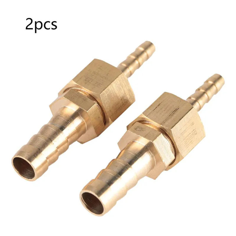 2 Stück Fishine Messing-Fitting Schlauchanschluss Reduzierstück Verbinder in Beige/Gold, Durchmesser: 41 mm - Bild 3