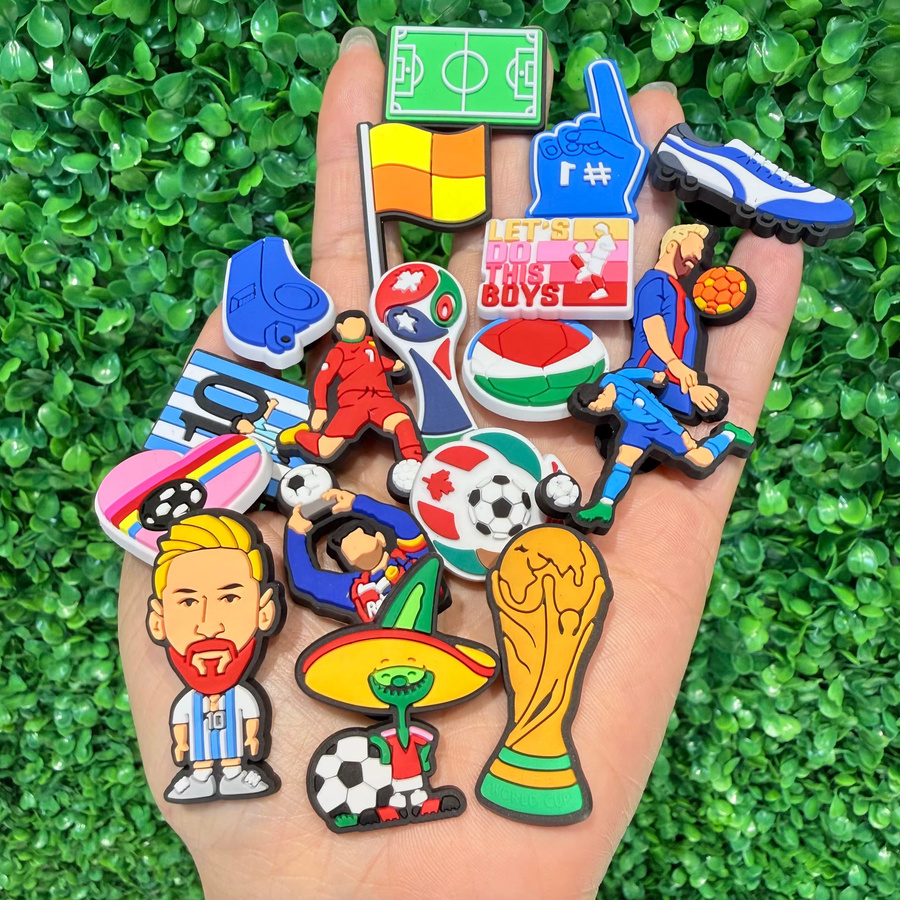 Happye&TiTi Schuhanhänger Fußball-Sportpfeife, PVC, Kinder - Bild 3