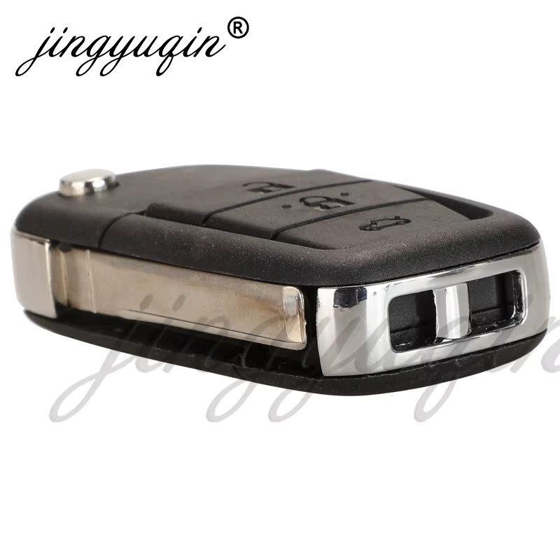 Jingyuqin ID46 Flip Remote Auto Schlüsselanhänger für Chevrolet Caprice Lumina und Holden Commodore VE 2006-2013, 315/433 MHz, Schwarz - Bild 2