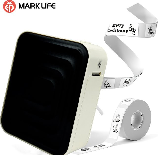 Marklife M1 Thermo-Etikettendrucker, tragbarer Bluetooth Etikettenmarker für kreative Markierungen zu Hause und in der Küche - Bild 1