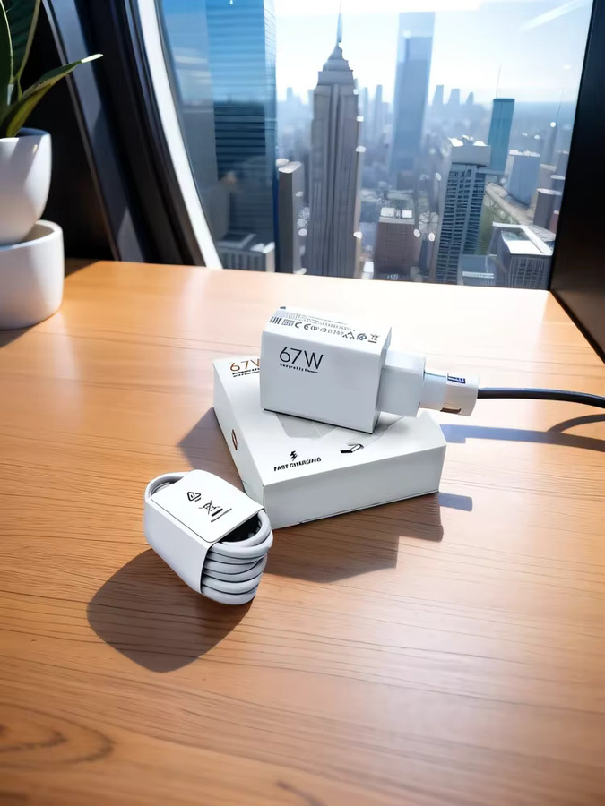Xiaomi 67W Turbo-Ladegerät mit USB Typ-C Kabel in Weiß für Redmi Note 11 12 13 Pro und Mi 13 Lite - Bild 4