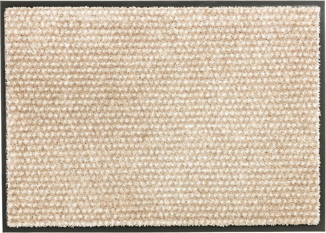 Schöner Wohnen Sauberlaufmatte Miami in Beige mit Punktmuster, B/T: 50 x 70 cm - Bild 1