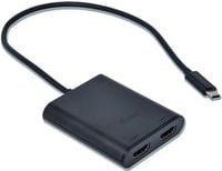 i-tec USB-C auf Dual HDMI Videoadapter, Schwarz, Länge: 0,3 m - Bild 1