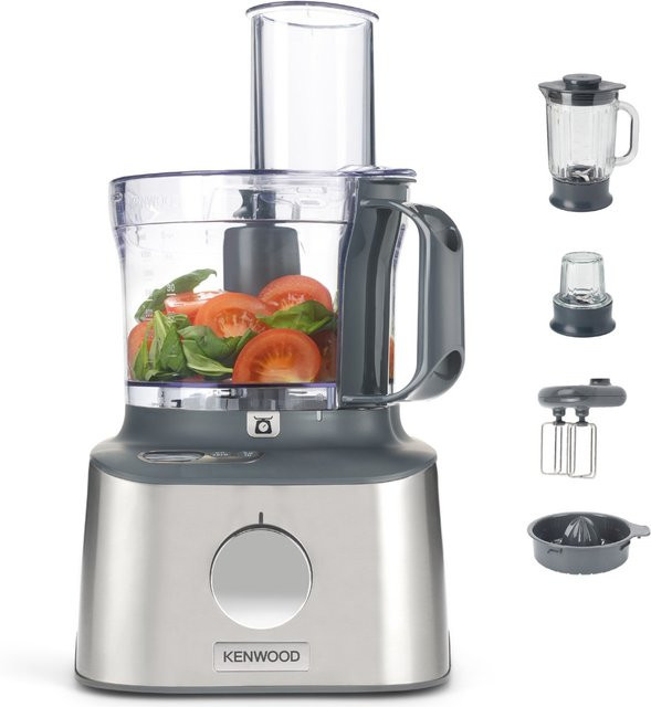 Kenwood MultiPro Compact+ FDM313SS Küchenmaschine in Silber gebürsteter Edelstahl - Bild 1