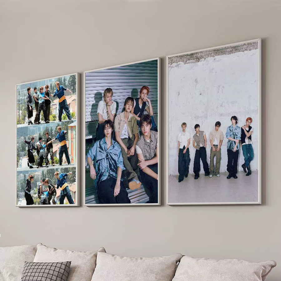 Kpop C-Cortis Poster Selbstklebender Wandaufkleber aus wasserfestem Papier, Mehrfarbig, Rechteckig - Bild 2