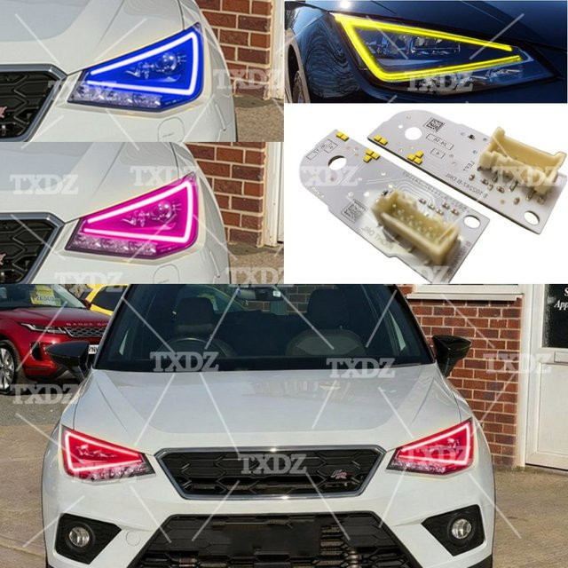 TXDZ DRL-LED-Platine 6F0941476 für SEAT Ibiza MK5 und Arona Facelift 2018–2021 Tagfahrlichtmodul in Weiß - Bild 1