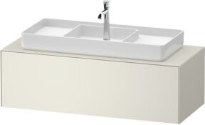 Duravit Waschtischunterschrank White Tulip in Weiß, B/T/H: 130 x 55 x 40,8 cm - Bild 1