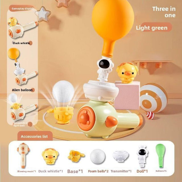 Linyi toy All-in-One-Spielzeug Ball mit Pfeife grün - Bild 1