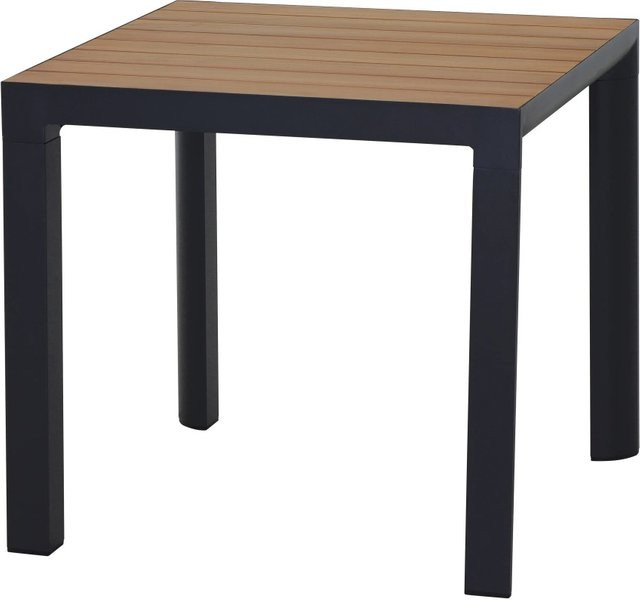 Siena Garden Gartentisch Silva Rechteckig aus Teakholz in Braun B/T: 80 x 80 cm - Bild 1