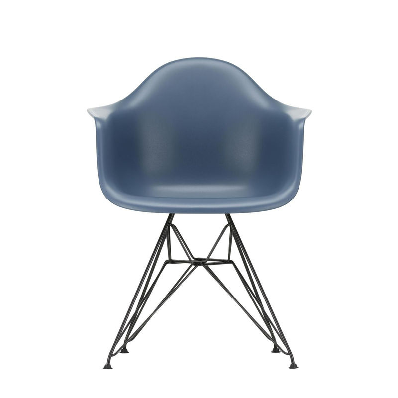 Vitra DAR Eames Plastic Armchair in Blau mit mattem Kunststoff - Bild 2