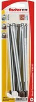 Fischer Fensterrahmendübel F 10 M 152 K aus verzinktem Stahl, 6 Stück - Bild 1