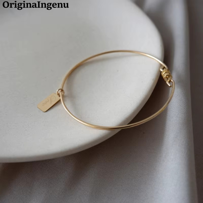 OriginaIngenu Armreif, 14 Karat Gold gefüllt, Gold, Unisex - Bild 2