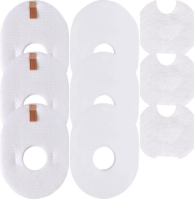 Shark Ersatzfilter-Set mit 3 Pfosten und 3 Schaum- sowie Filzfiltern in Weiß für Shark Rocket Ultra-Light Vacuum CS100, QS301, QS302, HV292, HV300, HV300W, HV - Bild 1