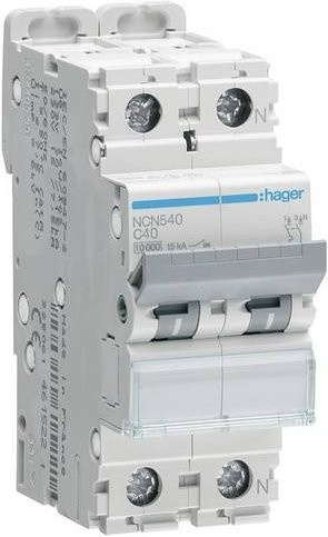 Hager NCN540 Leitungsschutzschalter 2polig 40A 230V - Bild 1