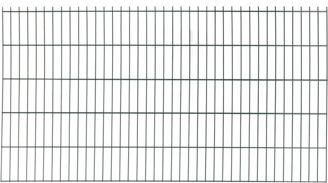 Doppelstabmattenzaun aus Stahl pulverbeschichtet Höhe: 103 cm, Breite: 201 cm - Bild 1