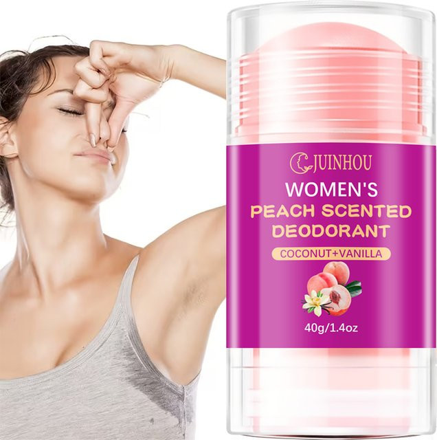 JUINHOU Deodorant-Stick, Damen, Pfirsichduft, 40g - Bild 1