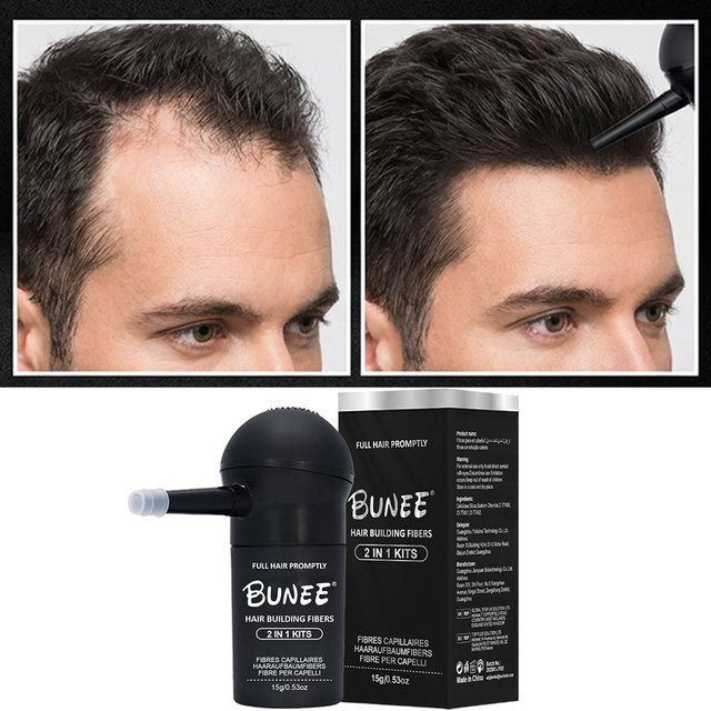 BUNEE Haarfaser-Set Haarverdichtungsfasern, 15 g, Herren - Bild 1