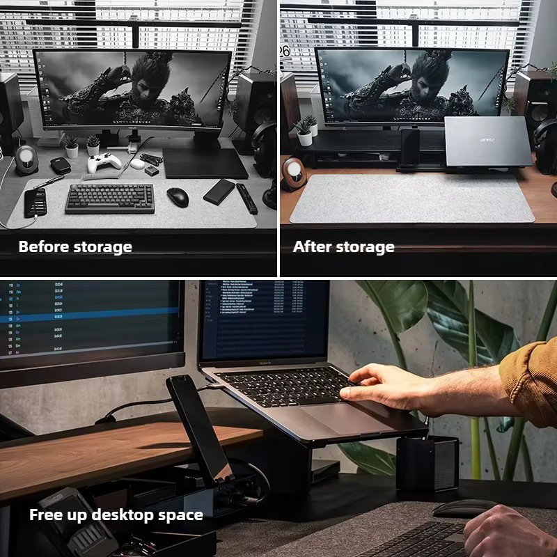 Z3 Modularisierung Monitor Höhe Verlängerung Set für Desktop Computer in Schwarz - Bild 4