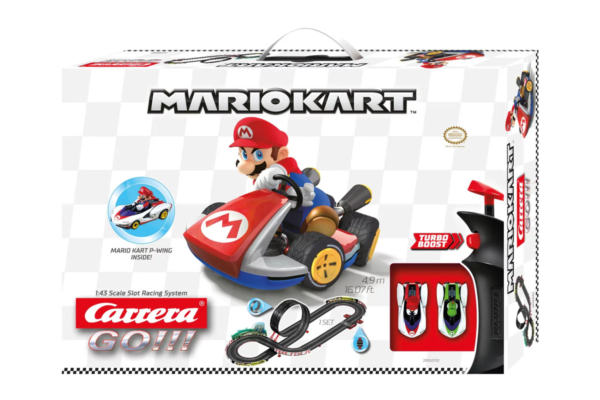 Carrera Nintendo Mario Kart P-Wing Rennbahn 1:43 ab 6 Jahren - Bild 1
