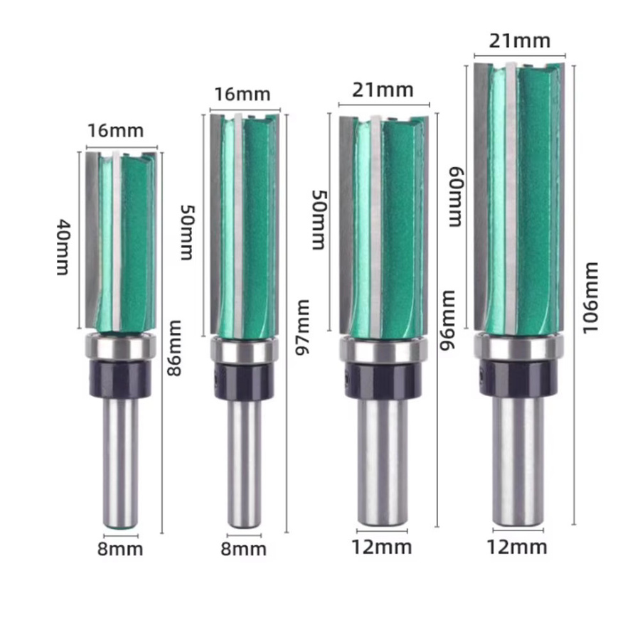 Vibratite Vier-Klingen-Fräser Bit mit 8mm Schaft für die Holzbearbeitung - Bild 2