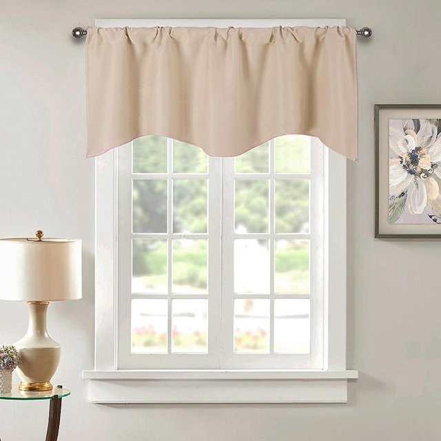 Verdunkelungsvolant Cozy Haven aus Polyester in Beige, B: 132 cm, H: 46 cm - Bild 1