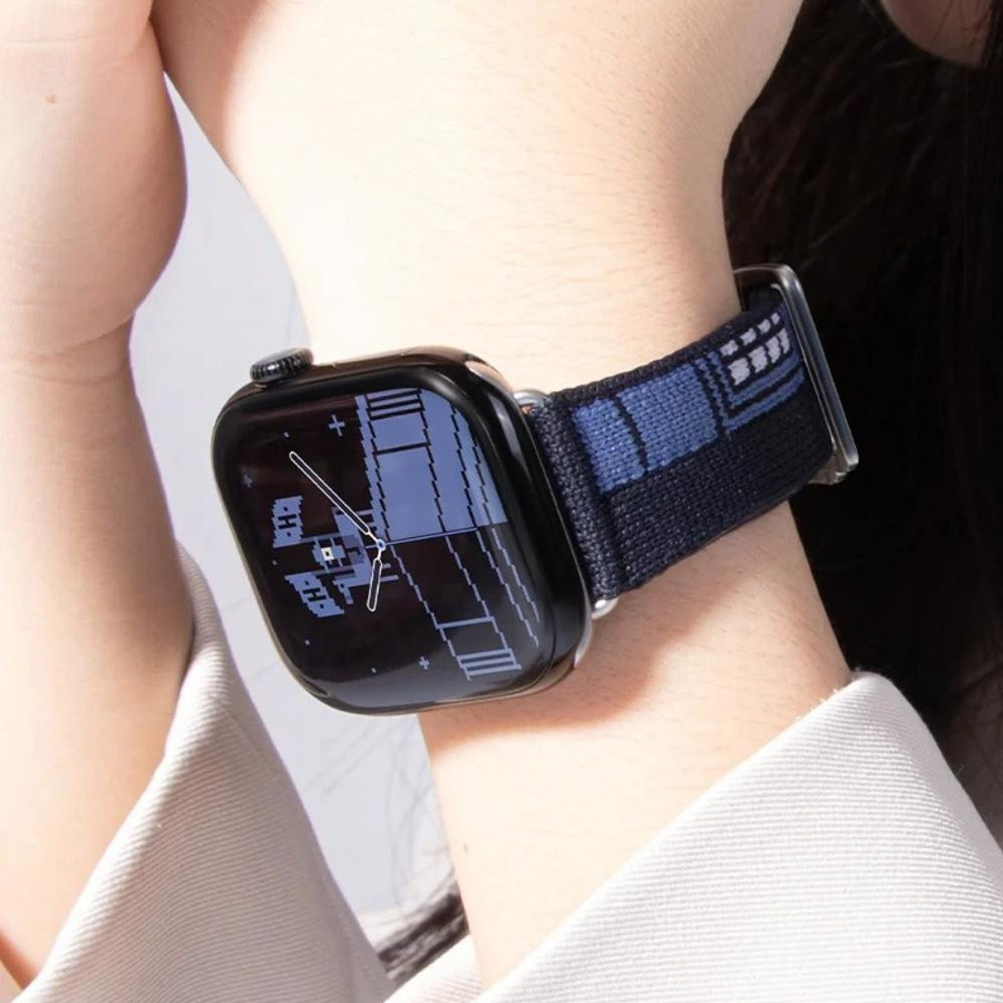 LUJING Nylon-Webarmband für Apple Watch Ultra und iWatch Serie 11 10 9 8 7 6 5 SE3 in Grün - Bild 10